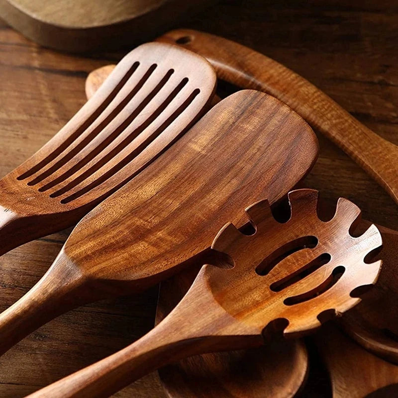 Natural Wooden Utensil Set